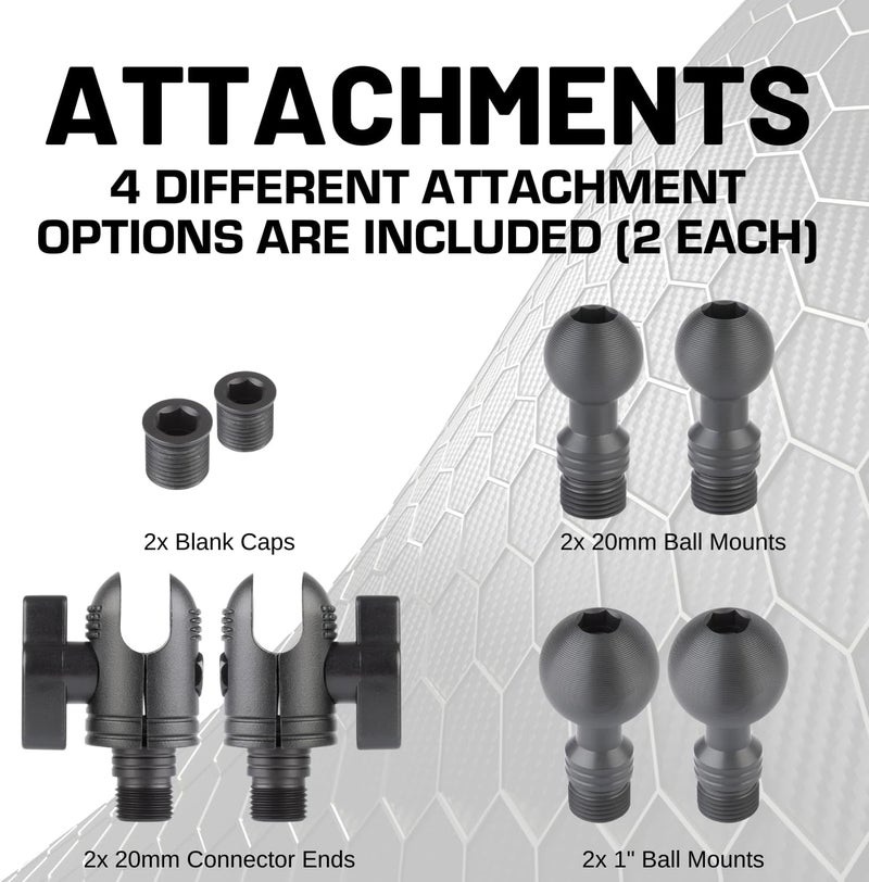 Bulletpoint Mounting Solutions Metal Grab Bar Insert Replacement with 2 Mounting Points Compatible with 2011-2018 Jeep Wrangler JK (Black) - Image 4